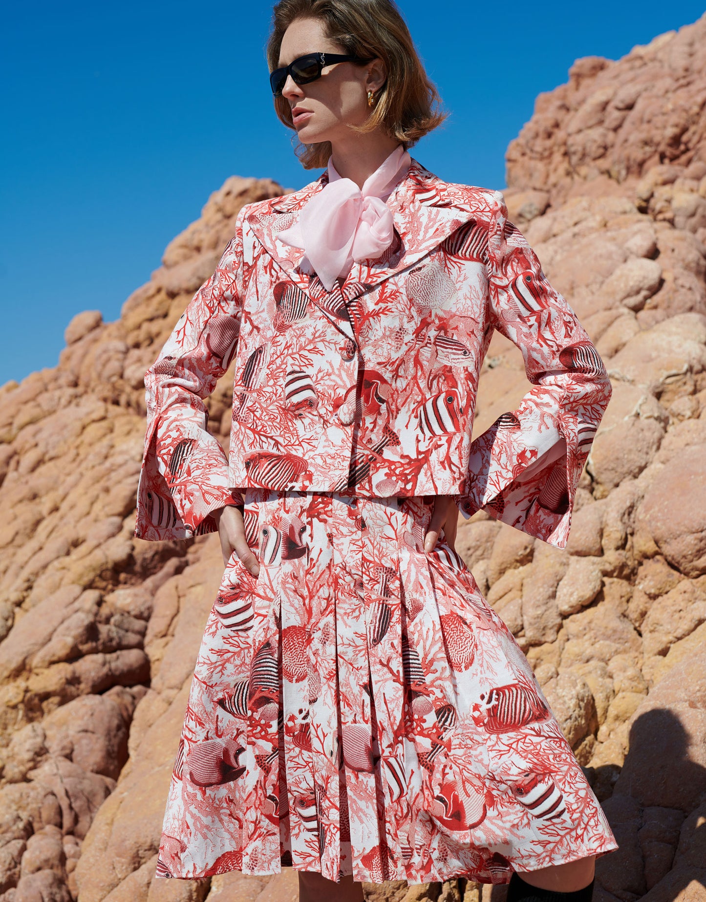 Ocean Print Suit